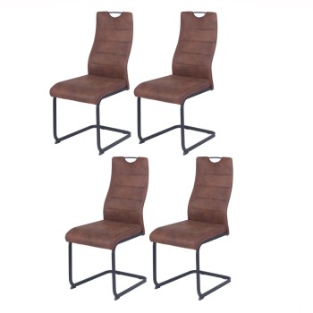 Stol KITTY II (rjava)