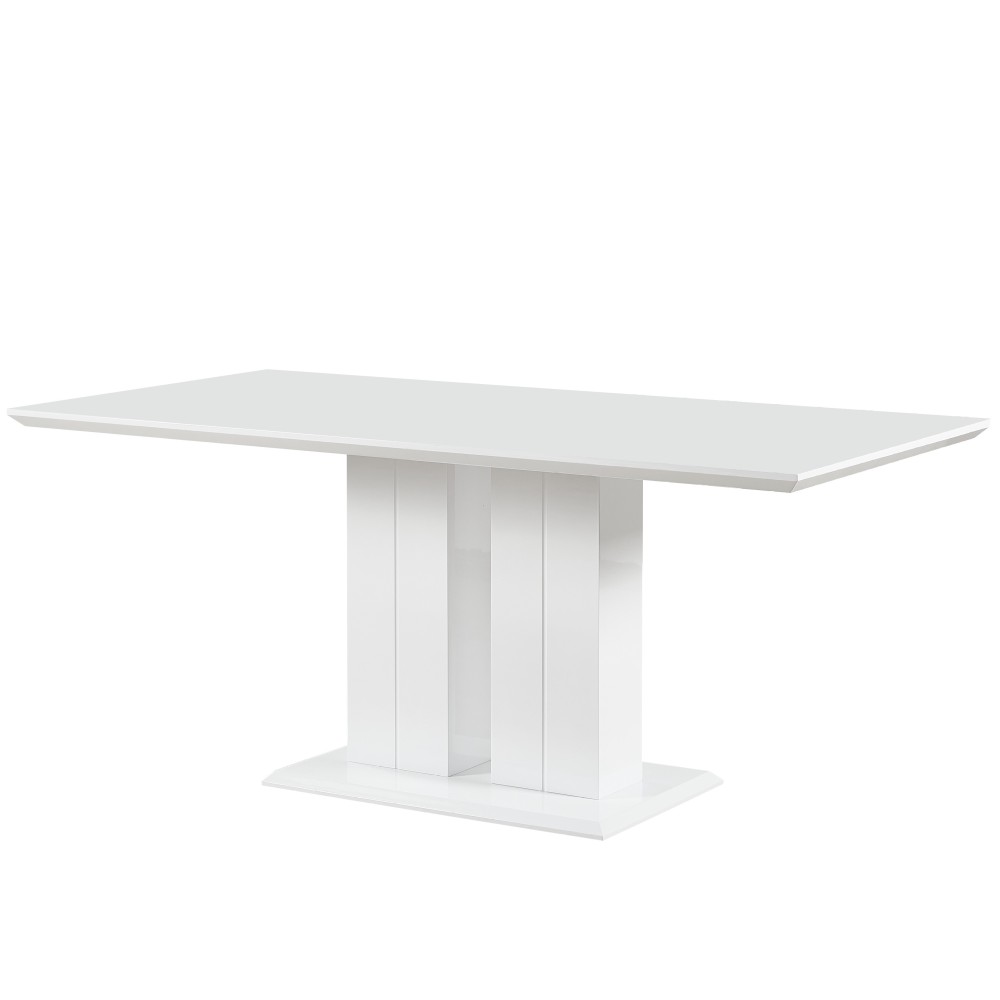 Miza JAZZIE III (bela, 180x90x76)