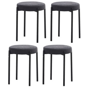 Stol LAVI (temno siva, Ø 38x49,5)