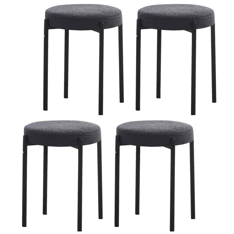 Stol LAVI (temno siva, Ø 38x49,5)