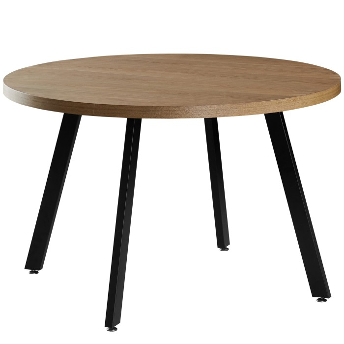 Miza DALAS (rjava, Ø  120x75)