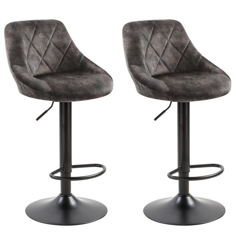 Barski stol TRACEY (antracit)