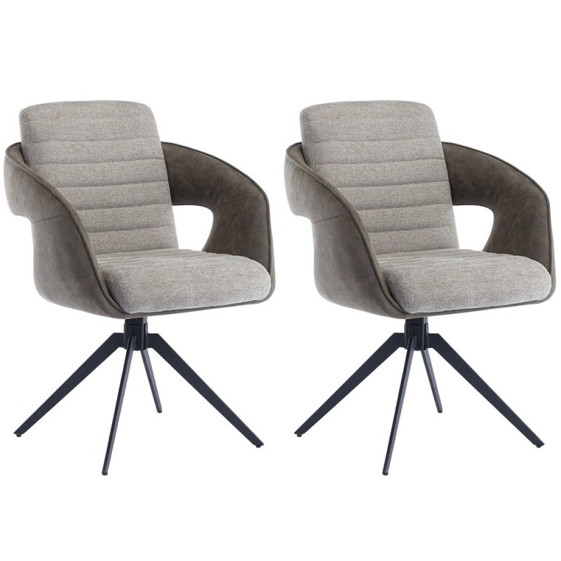 Stol TOMIAN (taupe + siva)