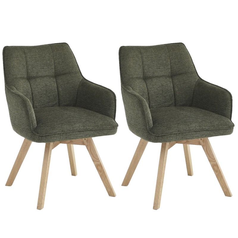 Stol NALVI (zelena, 55x57x82)