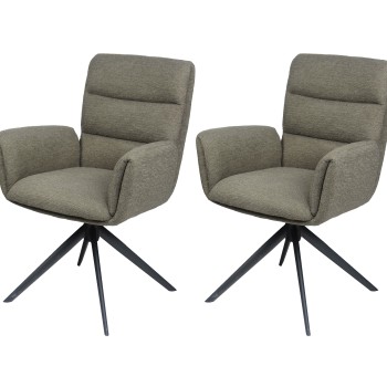 Stol OSAKA (zelena, 63,5x65x91)