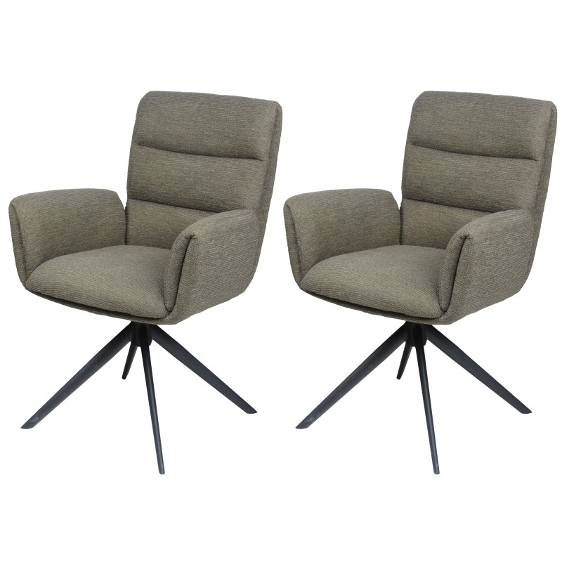 Stol OSAKA (zelena, 63,5x65x91)