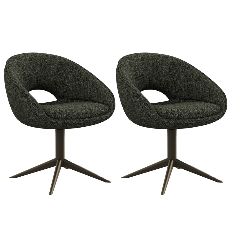 Stol BORNEO (zelena, 67x61x82)