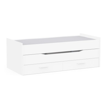 Zložljiva postelja TWIST (bela, 90x200, 208x95x73)