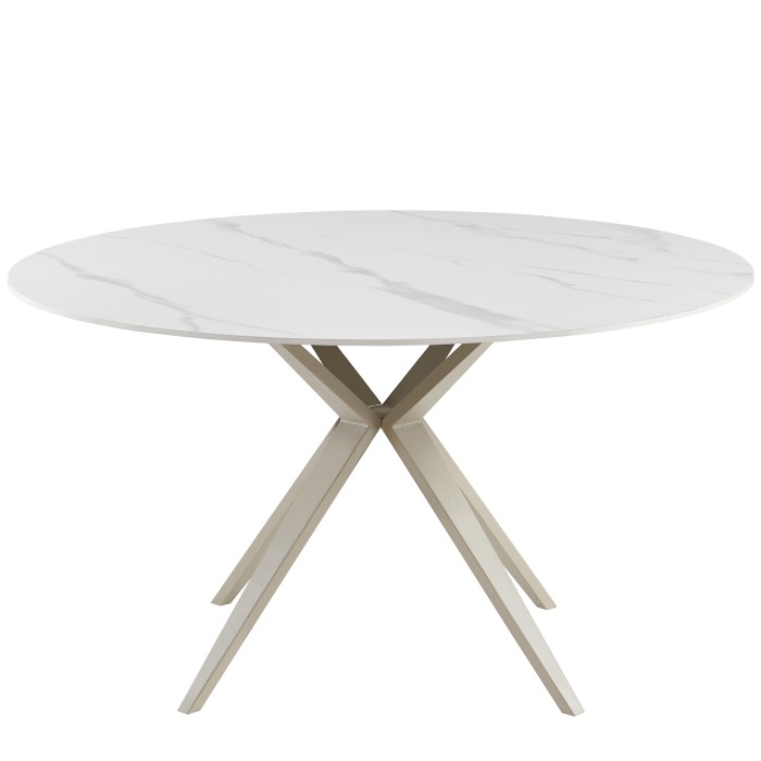 Miza VALERA (marmor, Ø 135x76, mat)