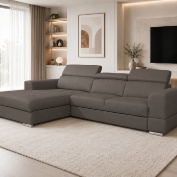 Sedežna garnitura MONTREAL REC 120 (Leva, taupe)