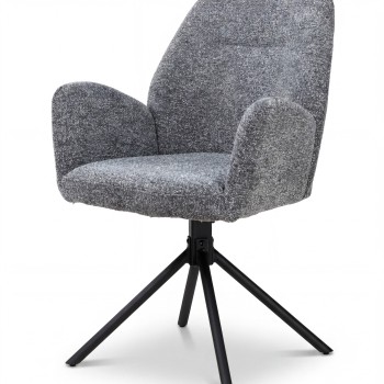Stol NICO (siva, 61x64x89)