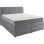 Box spring postelja JASMINA (160x200, 164x214x120, siva - Cosmic new 106)