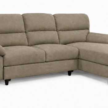 Sedežna garnitura LUNIS (rjava, Desna, 236x155x94)