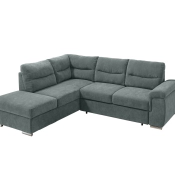 Sedežna garnitura AVORA BIG (siva, Leva, 249x217x94)