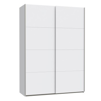 Garderobna omara FITTIO 150 (bela, 150x61x235)