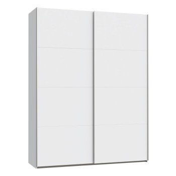 Garderobna omara FITTIO 180 (bela, 180x61x235)