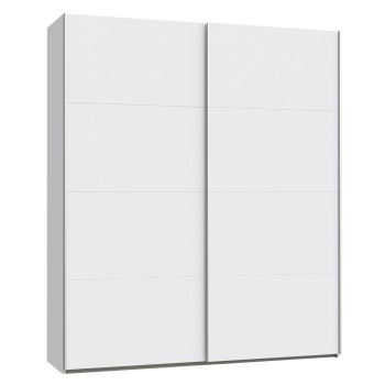Garderobna omara FITTIO 200 (bela, 200x61x235)