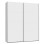 Garderobna omara FITTIO 200 (bela, 200x61x235)