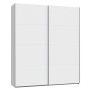 Garderobna omara FITTIO 200 (bela, 200x61x235)