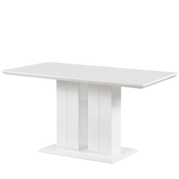 Miza JAZZIE III (bela, 160x90x76)