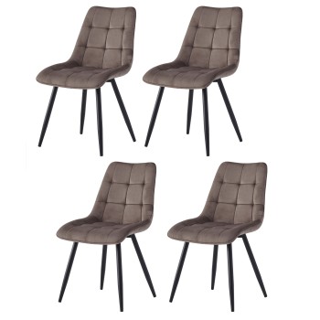 Stol MESINA (rjava, 48x60x89)