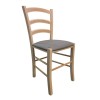 Stol PAESANA PU (natur + cappuccino, 43x43x86) Stol PAESANA PU (natur + cappuccino, 43x43x86)