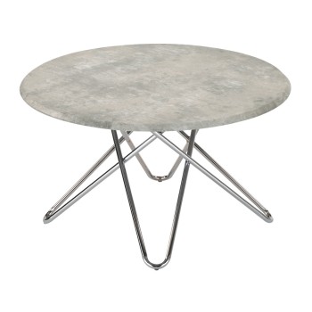 Klubska miza ZERRIC (siva)