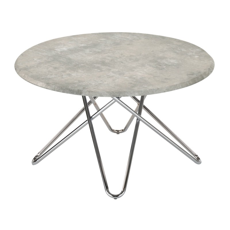 Klubska miza ZERRIC (siva)