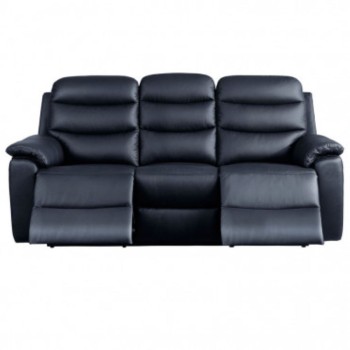 Sedežna garnitura TAURUS II (črna, Trosed)