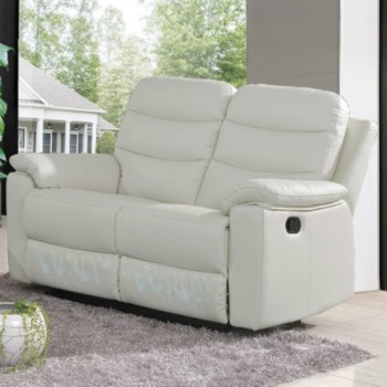 Sedežna garnitura TAURUS II (Dvosed, mlečno bela)