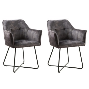 Stol PIKER (antracit, 62x64x81) Stol PIKER (antracit, 62x64x81)