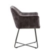 Stol PIKER (antracit, 62x64x81) Stol PIKER (antracit, 62x64x81)