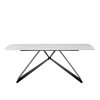 Miza AMAYA (160x90x76, bel marmor, mat) Miza AMAYA (160x90x76, bel marmor, mat)