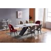 Miza AMAYA (160x90x76, bel marmor, mat) Miza AMAYA (160x90x76, bel marmor, mat)