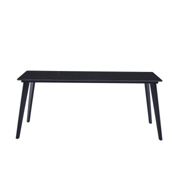 Miza LORELA (črn marmor + zlato, 180x90x75, mat)