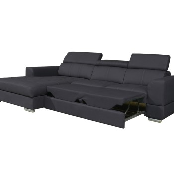 Sedežna garnitura MONTREAL REC 120 (Leva, antracit)