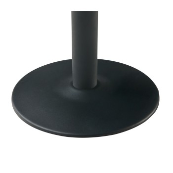 Miza TASSILO (črna, Ø 90x75)