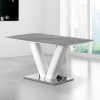 Table BLOOM (160x90x76, siva + bela, mat) Table BLOOM (160x90x76, siva + bela, mat)