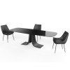 Raztegljiva miza BUBBLE (črna, 180-260x95x76) Raztegljiva miza BUBBLE (črna, 180-260x95x76)