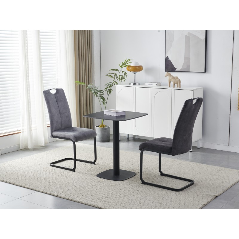 Miza ANNIE (črna, 60x60x75, mat) Miza ANNIE (črna, 60x60x75, mat)