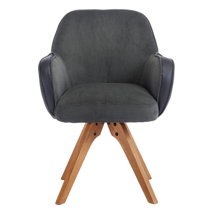 Chair MANDELA (črna + zelena)