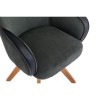 Chair MANDELA (črna + zelena) Chair MANDELA (črna + zelena)