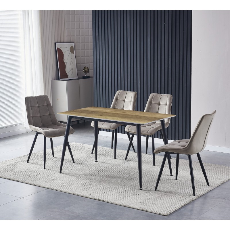 Miza ADRIA (hrast, 140x80x75, mat) Miza ADRIA (hrast, 140x80x75, mat)