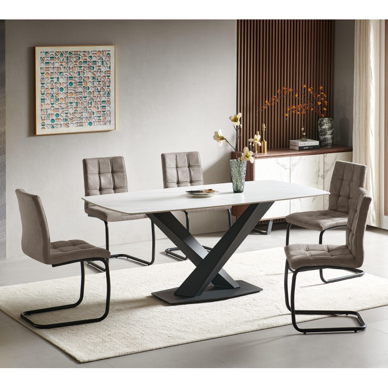 Stol PARMA (taupe, 46,5x55x90,5) Stol PARMA (taupe, 46,5x55x90,5)