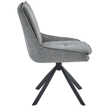 Stol BERGO (siva, 46x63x86)