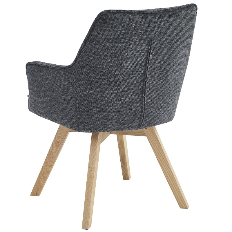 Stol NALVI (antracit, 55x57x82) Stol NALVI (antracit, 55x57x82)