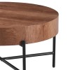 Klubska miza KAMIK (rjava, Ø 80x42) Klubska miza KAMIK (rjava, Ø 80x42)