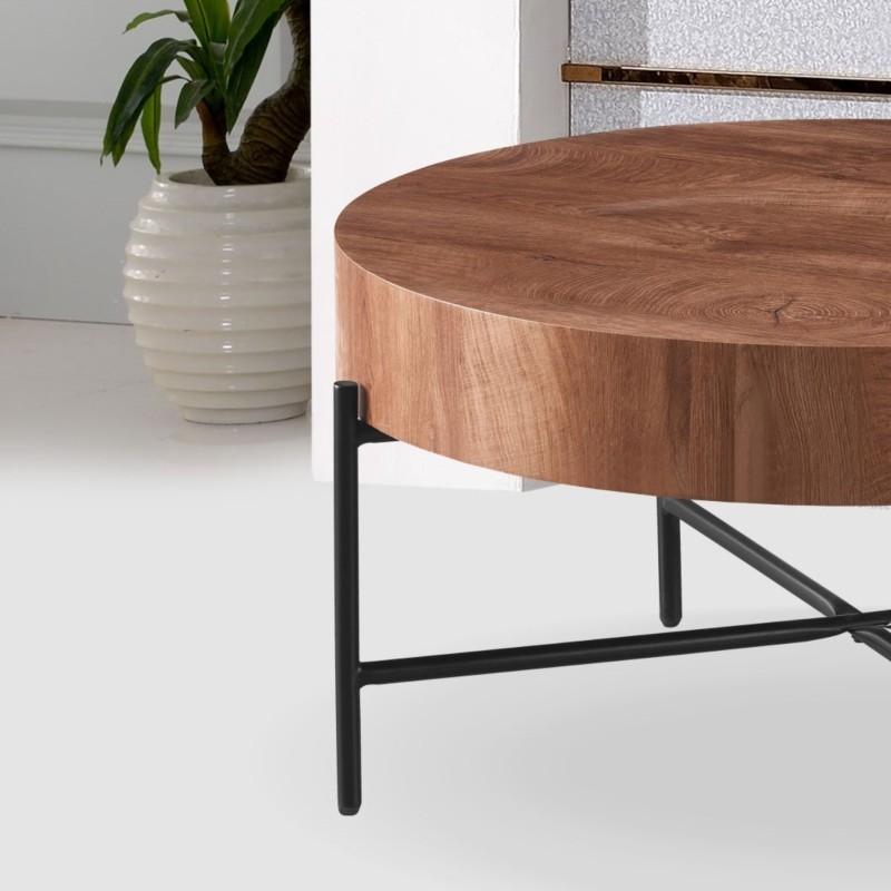 Klubska miza KAMIK (rjava, Ø 80x42) Klubska miza KAMIK (rjava, Ø 80x42)