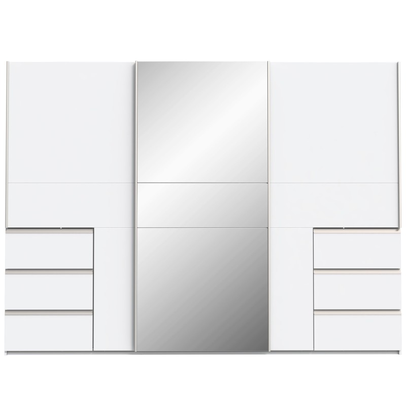 Garderobna omara WINN 270 (270 cm) (bela, 270x61x200,5) Garderobna omara WINN 270 (270 cm) (bela, 270x61x200,5)