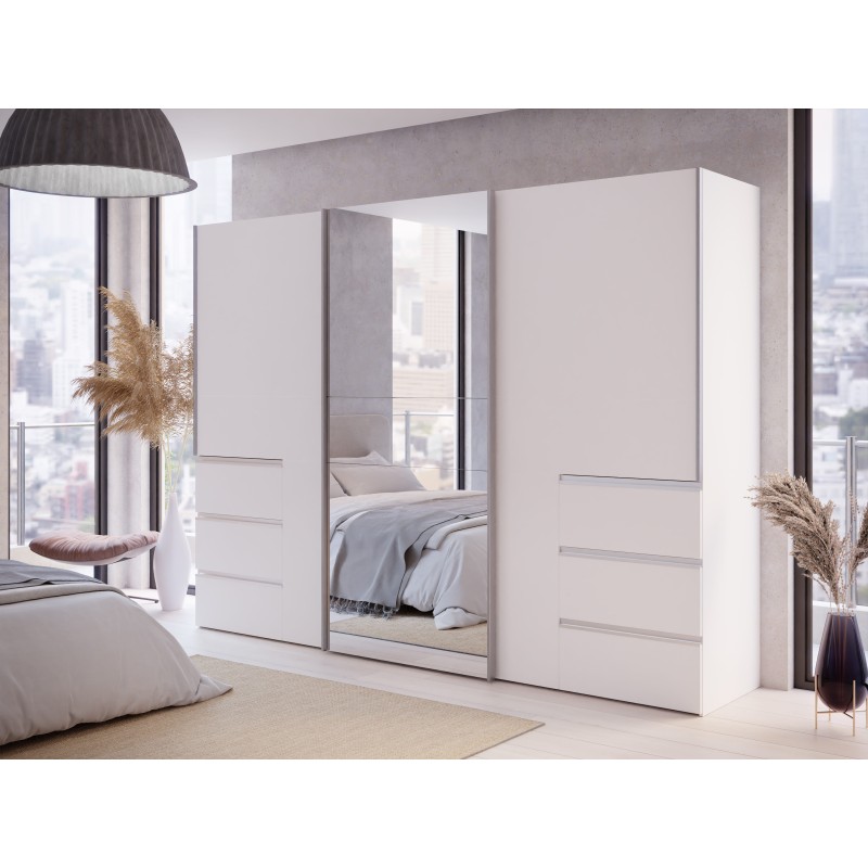 Garderobna omara WINN 270 (270 cm) (bela, 270x61x200,5) Garderobna omara WINN 270 (270 cm) (bela, 270x61x200,5)